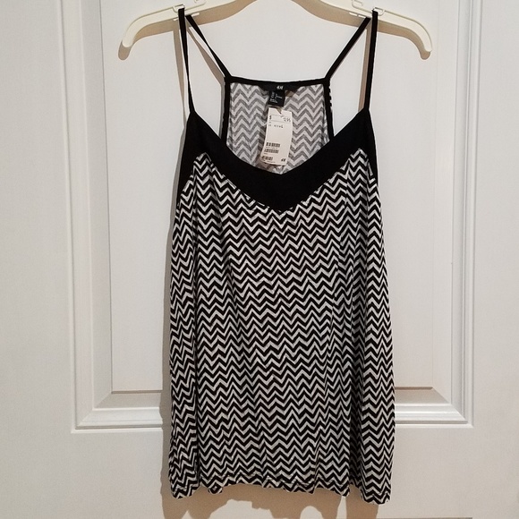 NEW H&M Chevron Racerback Tank - Picture 2 of 5